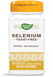Natures Way Selenium Yeast-Free, 100 Capsules  Natures Way Selenium Yeast-Free, 100 Capsules