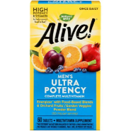 Natures Way Alive! Mens Ultra Potency Complete Multivitamin, 60 Tablets 
