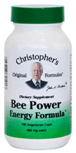 Dr. Christophers BEE POWER ENERGY FORMULA, 100 capsules Dr Christophers Bee Power Energy formula,herbal energy product,herbs to help energ