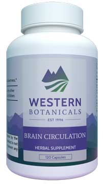 Brain Circulation, 120 capsules Western Botanicals Brain Circulation Formula,herbs for brain function