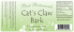Cat's Claw Bark Extract, 1 oz - 126-017