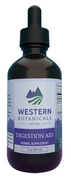 Digestion Aid Extract, 2 oz.  herbs for digestion,Western Botanicals Digestion Aid extract