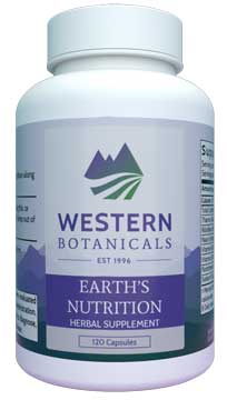 Earths Nutrition, 120 capsules Western Botanicals Earths Nutrition,herbal based vitamin,natural vitamins,plant based vitamins