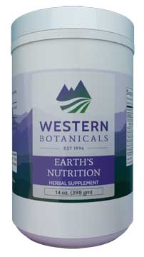 Earths Nutrition, 14 oz. powder Western Botanicals Earths Nutrition,herbal based vitamin,natural vitamins,food based vitamins