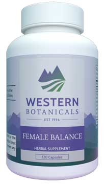 Female Balance, 120 capsules Western Botanicals Female Balance Formula,herbs for hot flashes,herbs for women,herbs for PMS