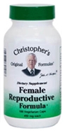 Dr. Christophers FEMALE REPRODUCTIVE FORMULA, 100 capsules Dr. Christophers Female Reproductive Formula,herbs to help reproductive health,herbs for hormone balance,herbs for cancer problems