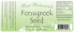 Fenugreek Seed Extract, 1 oz - 126-035
