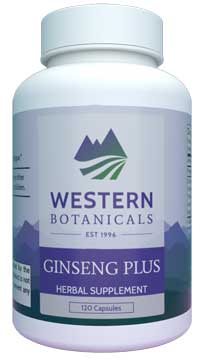 Ginseng Plus, 120 capsules Western Botanicals Ginseng Plus Formula,herbs for adrenal fatigue,herbs for energy