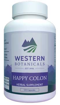 Happy Colon, 120 capsules Western Botanicals Happy Colon,gentle colon cleanse,herbal colon cleanse