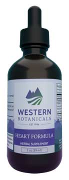 Heart Formula Extract, 2 oz. Western Botanicals Heart Formula Alcohol Extract,herbs for congestive heart disease,herbs for arrhythmia