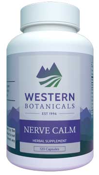 Nerve Calm, 120 capsules herbs for nerves,Western Botanicals Nerve Calm Formula,herbs to calm nerves,herbs for nerve problems