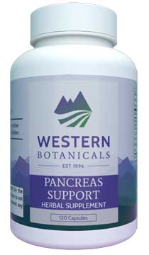 Pancreas Support, 120 capsules Western Botanicals Pancreas Support Formula,herbs for pancreas,natural pancreas support