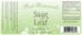 Sage Leaf Extract, 1 oz - 126-075