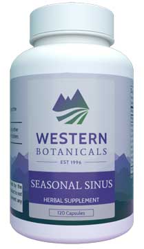 Seasonal Sinus Formula, 120 capsules Western Botanicals Seasonal Sinus Formula,herbs for allergy,herbs for sinus,herbs for sinus and allergy