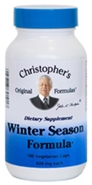 Dr. Christophers WINTER SEASON FORMULA, 100 capsules Dr. Christophers Winter Season Formula,herbs to treat colds,herbs to boost immune system,immune system herbs,herbs for colds