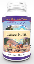 Cayenne Pepper, capsules Western Botanicals Cayenne Pepper capsules,Cayenne Pepper capsules