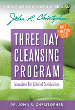 Dr. Christophers Three-Day Cleansing Program & Mucusless Diet Dr. Christophers Three-Day Cleansing Program & Mucusless Diet book,books by dr christopher