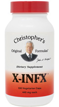 Dr. Christophers X-INFX FORMULA  (Infection / INF), 100 capsules Dr Christophers X-INFX Formula,herbs to kill infection,herbs for lymphatic system,herbs to cleans the lymphatic system