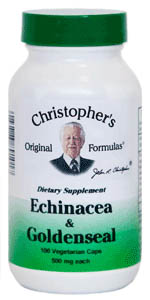 Dr. Christophers ECHINACEA & GOLDENSEAL, capsules Dr Christophers Echinacea and Goldenseal,herbs for immune system,Echinacea and Goldenseal capsules,Echinacea and Goldenseal herbal extract