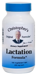 Dr. Christophers LACTATION FORMULA, 100 capsules Dr. Christopher's Lactation Formula,herbs to increase milk supply,herbs for breast feeding