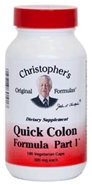 Dr. Christophers QUICK COLON CLEANSE #1, 100 capsules Dr Christophers Quick Colon Cleanse,herbal colon cleanse,herbal colonic,herbs to cleanse colon,colon cleanse