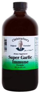 Dr. Christophers SUPER GARIC IMMUNE SYRUP, 4 oz. Dr Christophers Anti-Plague,Dr. Christophers Super Garlic Immune Formula,herbs for virus and colds,Dr Christophers Anti-Plague
