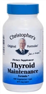 Dr. Christophers THYROID MAINTENANCE FORMULA, 100 capsules Dr Christophers Thyroid Maintenance Formula,herbs to help thyroid function,herbs for thyroid